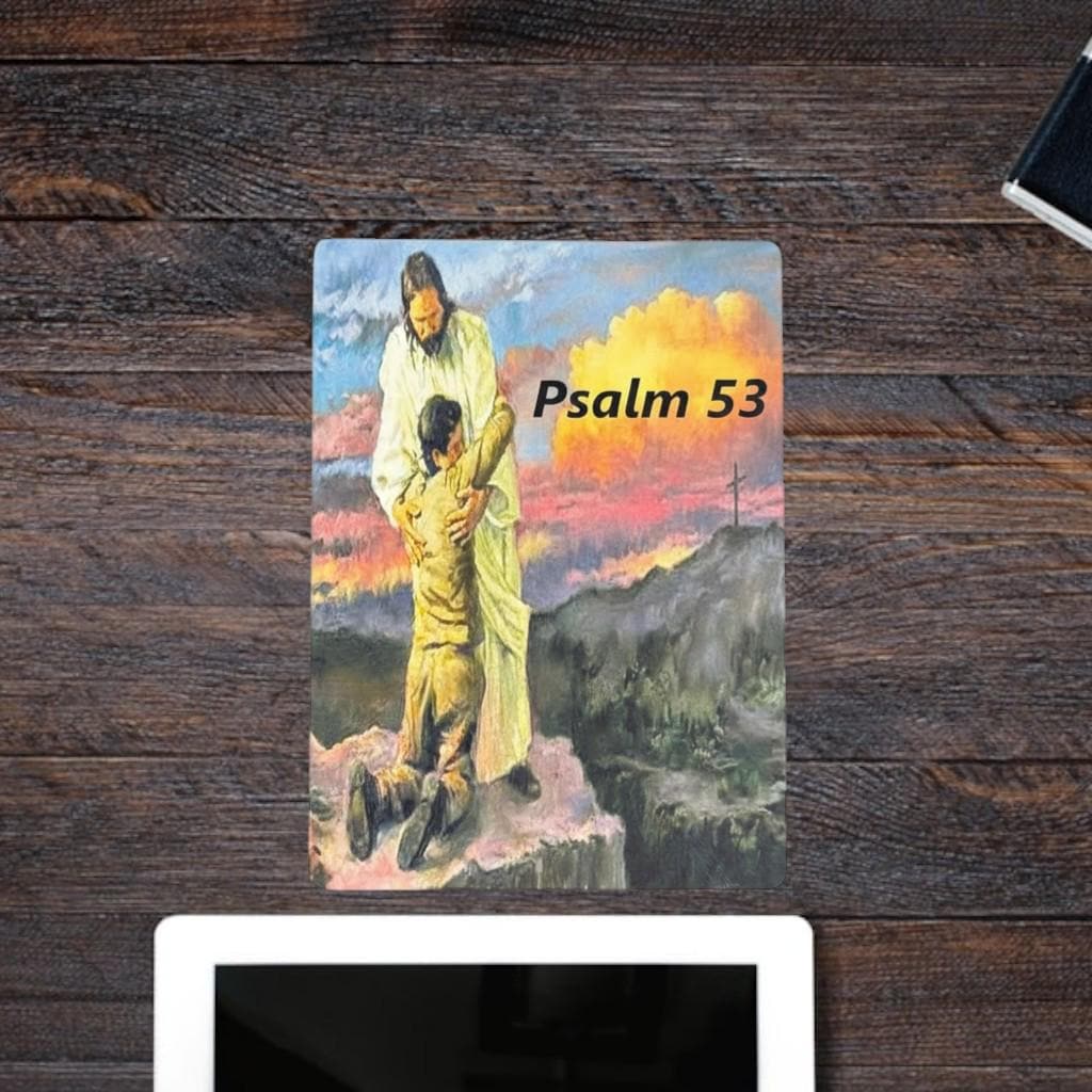 Psalm 53- Laminated Card in different sizes
