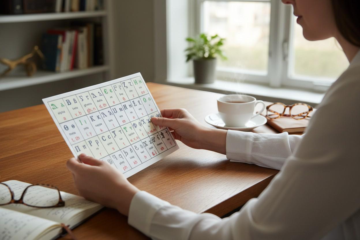 Coptic Letters Cards