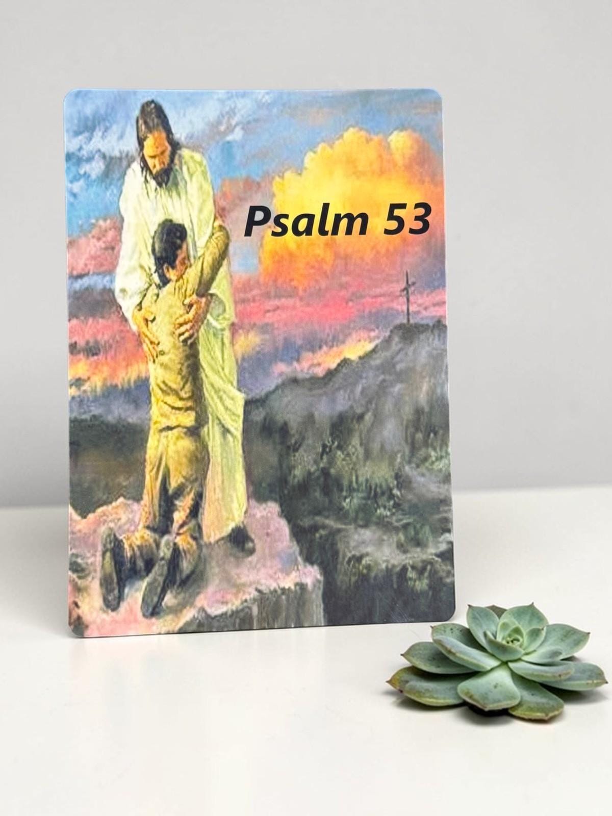 Psalm 53- Laminated Card in different sizes