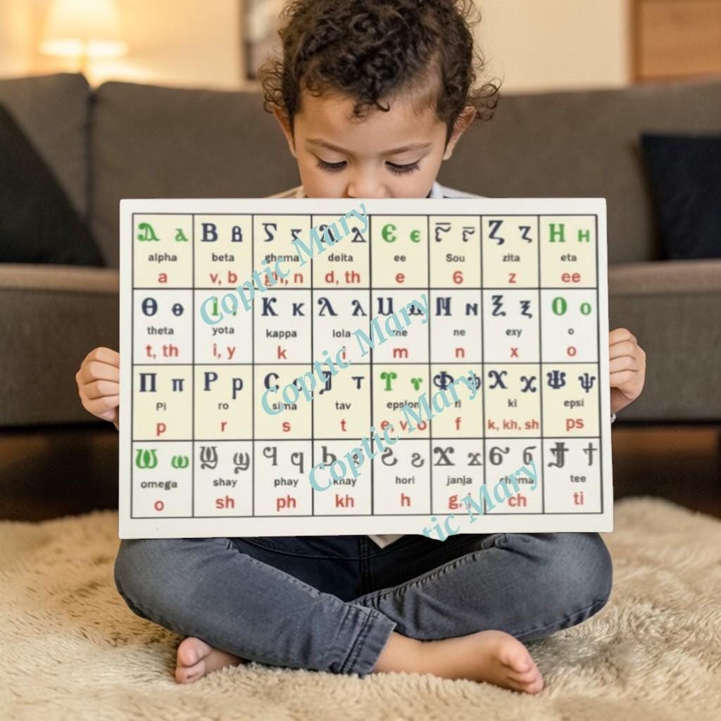Coptic Letters Boards