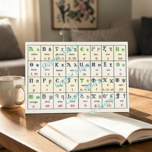 Coptic Letters Cards