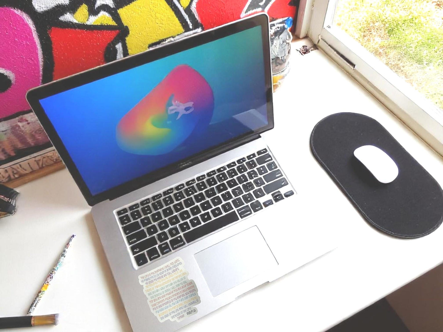 A waterproof Sticker for Psalm 23