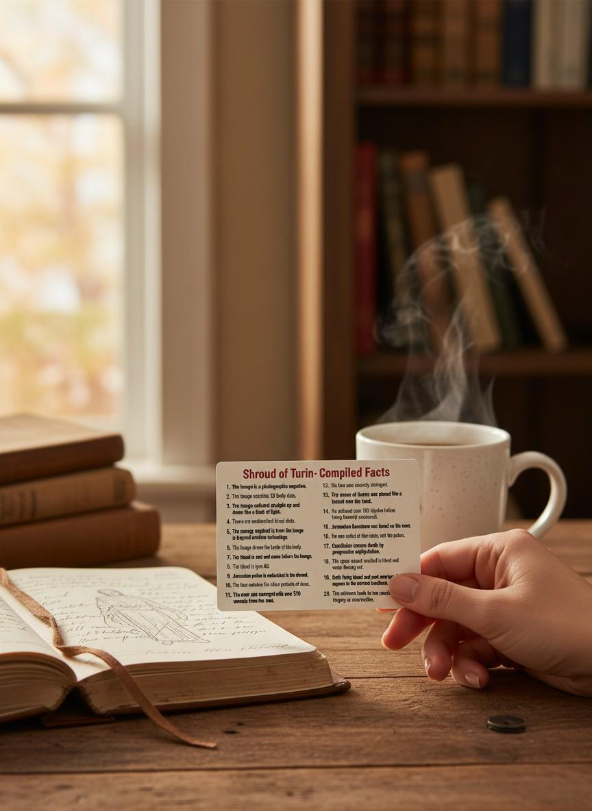 Shroud of Turin Double-Sided Faith Card
