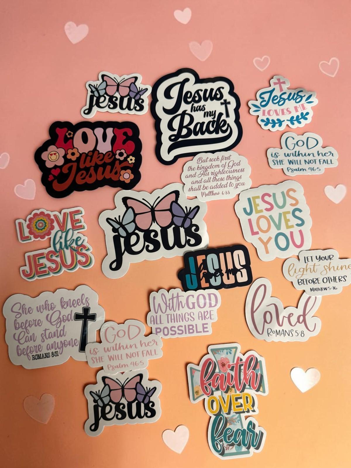 Christian Faith Sticke-Bible Verse Vinyl Decals- Waterproof