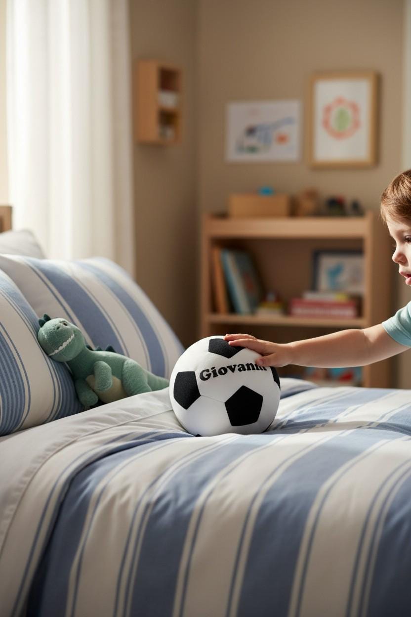 Personalized Soccer Ball – Custom Name Sports Plush Ball