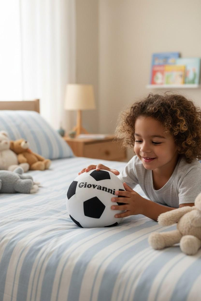 Personalized Soccer Ball – Custom Name Sports Plush Ball